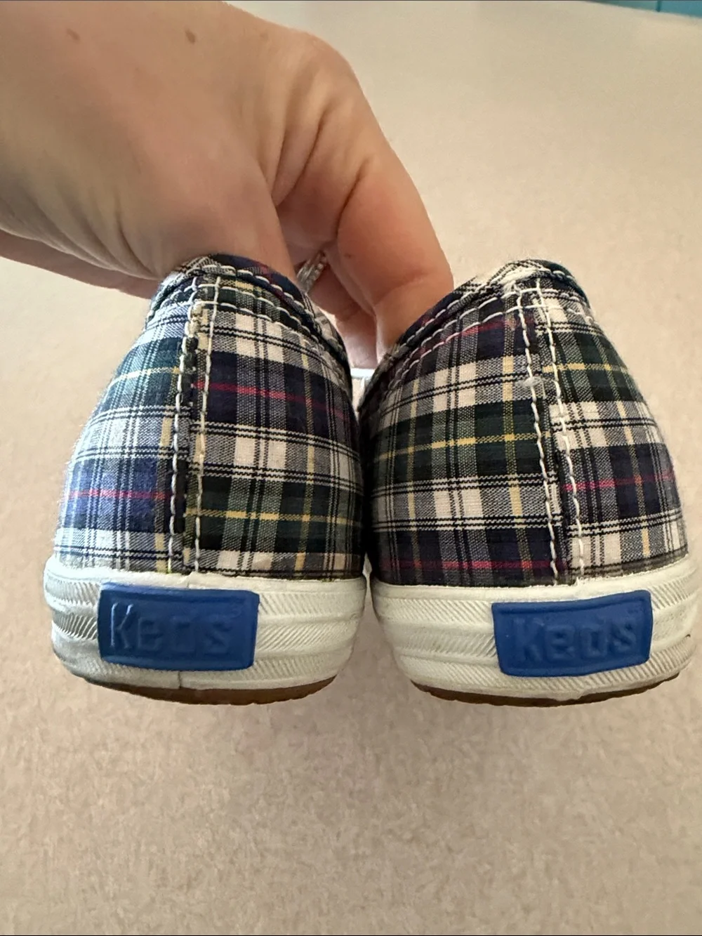 Keds plaid canvas